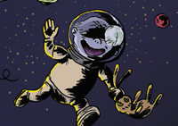 kiki dans l'espace